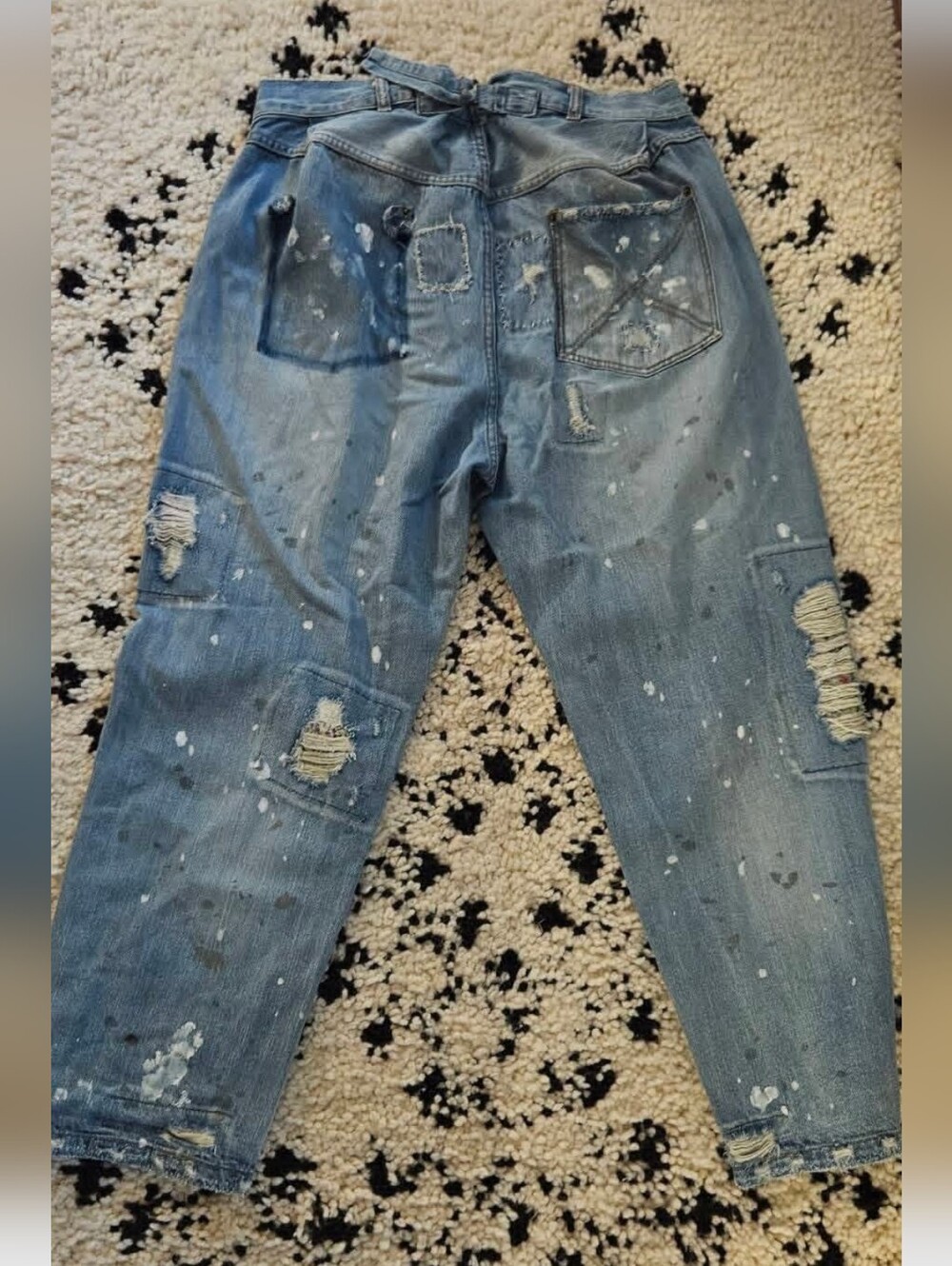 Magnolia Pearl Calico Miners Denim Pants - Picture 7 of 11